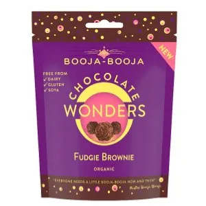 Booja-Booja Organic & Gluten Free Fudge Brownie 8X65G