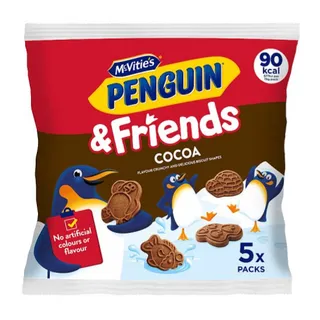 McVitie's Penguin & Friends Cocoa Mini Biscuits 5 Packs