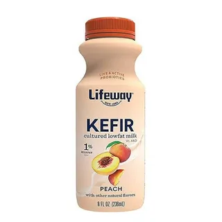 Lifeway Kefir Cultured Low-Fat Peach Milk 236Ml