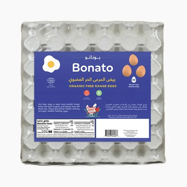 Bonato Organic Free Range Medium Eggs 30Pcs