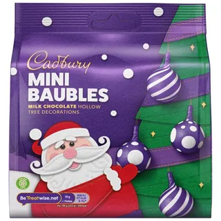 Cadbury Mini Baubles Milk Chocolate 72G
