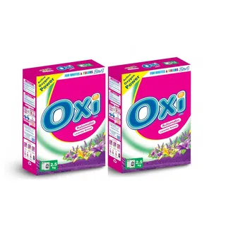 أوكسي مسحوق غسيل أوتوماتيك بنسيم اللافندر ‎2X2.5 كجم