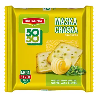 بريتانيا كراكرز 50-50 ماسكا تشاسكا ‎10X62 جم