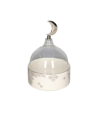 Into Home Arabesque Geometric Date Bowl & Cover
