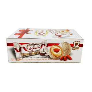 Rollana Chocolate & Coconut Wafer Balls 12Pcs