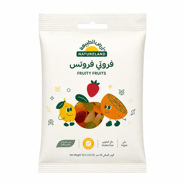 Natureland Organic Fruity Fruits Snack 50G