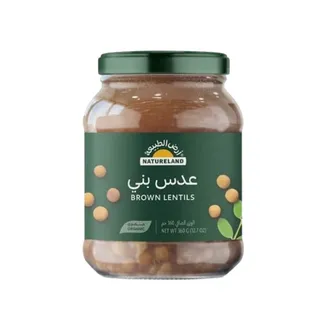 Natureland Organic Brown Lentils 360G