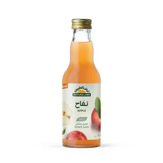أرض الطبيعة عصير تفاح عضوي مباشر ‎200 مل