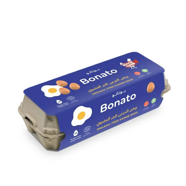 Bonato Organic Medium Free Range Eggs 10Pcs