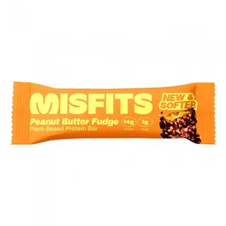 Misfits Plant Based Protein Bar Peanut Butter Fudge 50G