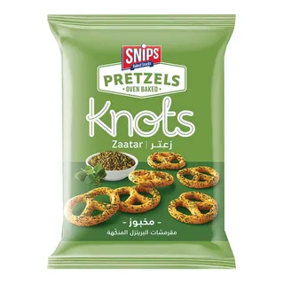 Snips Zaatar Pretzels Knots 30G