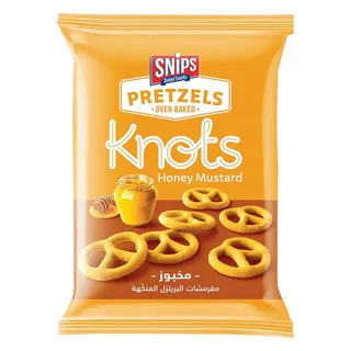 Snips Honey Mustard Pretzels Knots 250G