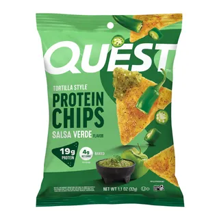 Quest Tortilla Style Protein Chips Salsa Verde 32G
