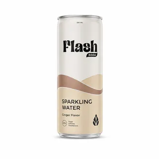 Flash Ginger Soda Sparkling Water
