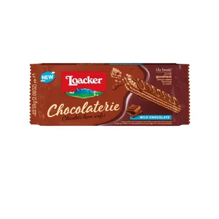 Loacker Chocolaterie Milk Chocolate Wafer 59G