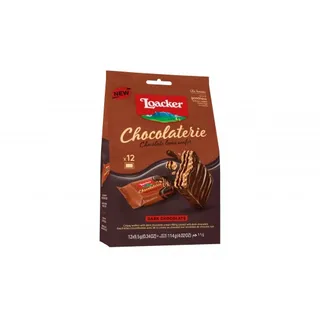 Loacker Chocolaterie Dark Chocolate Wafer 114G