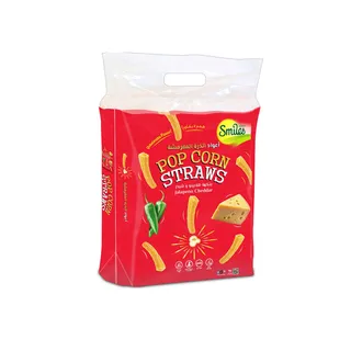 Smiles Jalapeno Cheddar Pop Corn Straws 18G