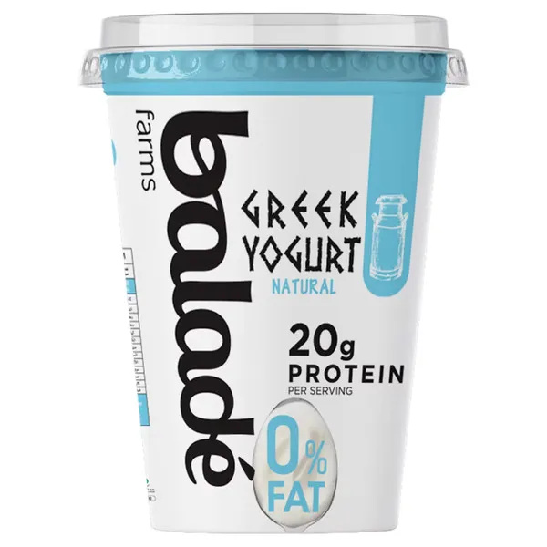 Balade Farms Greek Yogurt Natural Zero Fat High Protein Yogurt 450G
