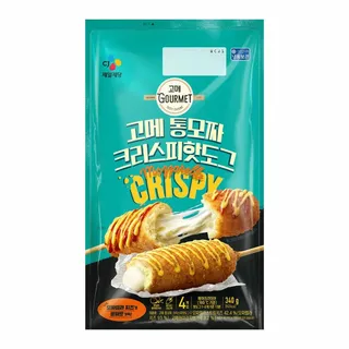 CJ Gourmet Mozzarella Crispy Corn Dog 340G