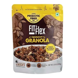 Fit & Flex Choco Almond & Cookies Crunchy Granola 275G