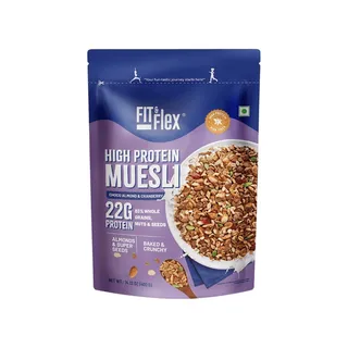 Fit & Flex Choco Almond & Cranberry High Protein Muesli 400G