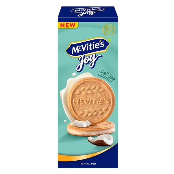 McVitie's Joy Coconut Cream Biscuit Sandwich 112.5G