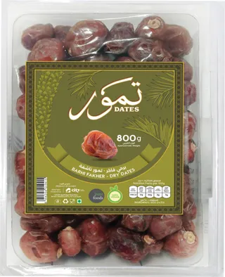 بيور فودز تمر برحي فاخر مجفف 800 جم