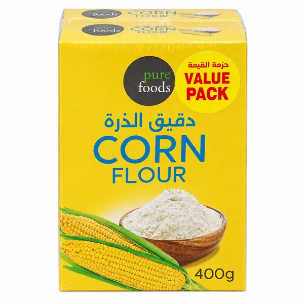 بيور فودز دقيق ذرة 2X400 جم