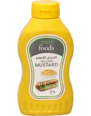 Pure Foods Yellow Mustard Sauce 227Ml