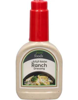 Pure Foods Ranch Dressing Sauce 532Ml