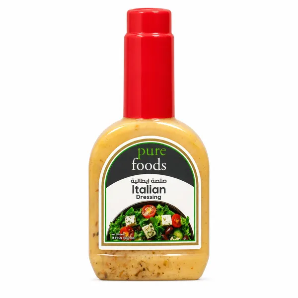 Pure Foods Italian Dressing Sauce 532Ml