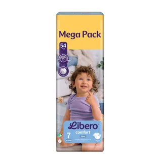 Libero Comfort Baby Diapers Mega Pack Size 7 16 26 Kg 54 Pcs