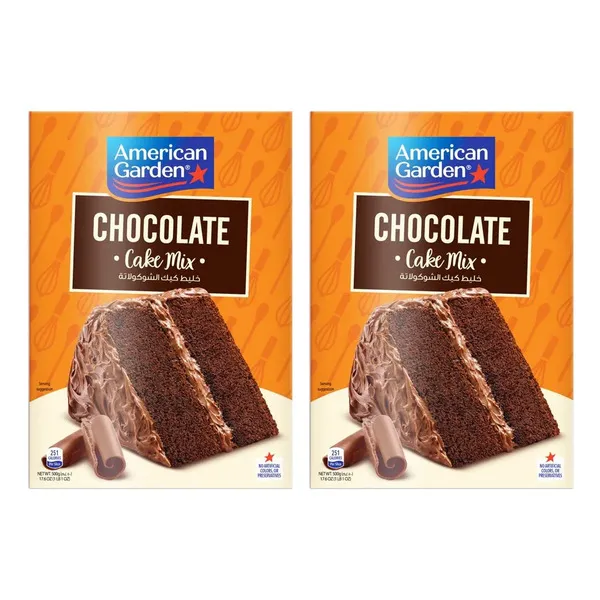 American Garden Chocolate Cake Mix 2X500G