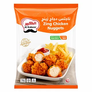 الكبير زينج ناجتس دجاج غير حار مجمد 750 جم