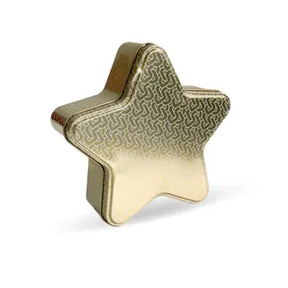 Al Seedawi Golden Star Pattern Assorted Candy Tin 100G