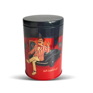 Al Seedawi White Ibn Al Kuwait Al Bar Blue & Red Assorted Candy Tin 100G