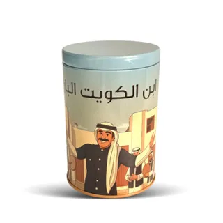 Al Seedawi White Ibn Al Kuwait Al Bar Light Blue Assorted Candy Tin 100G