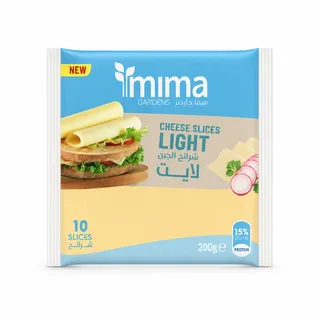 Mima Gardens Light Cheese Slices 10X200G