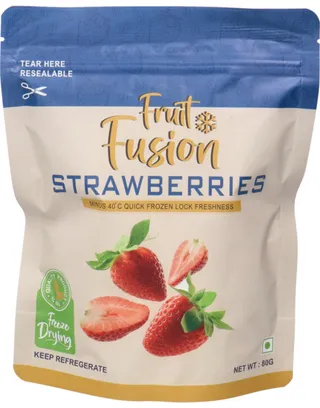 Fruit Fusion Frozen Dried Strawberries 80G