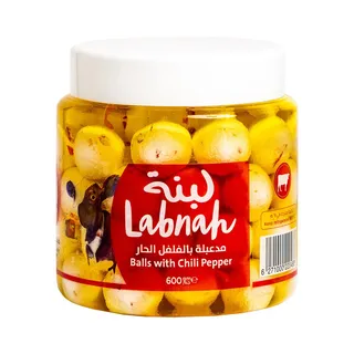 مزارع ياسمين كرات لبنة بالفلفل الحار 600 جم