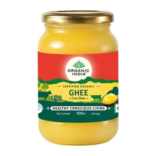 Organic India Certified Organic Cow Ghee 454.65G