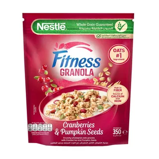 Nestle Fitness Cranberries & Pumpkin Seeds Granola 350G