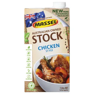Massel Australian Owned Chicken Style Stock 1L