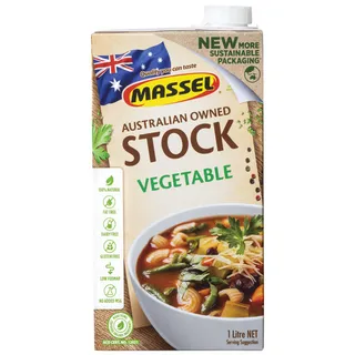 Massel Australian Owned Vegetable Stock 1L