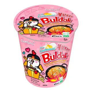 Samyang Buldak Carbonara Hot Chicken Flavor Ramen Noodles Cup 80G