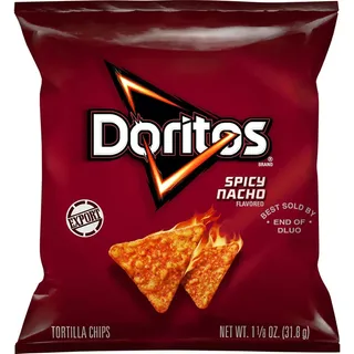 Doritos Spicy Nacho Flavored Tortilla Chips 31.8G