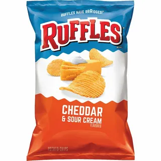 Ruffles Cheddar & Sour Cream Flavored Potato Chips 184.2G