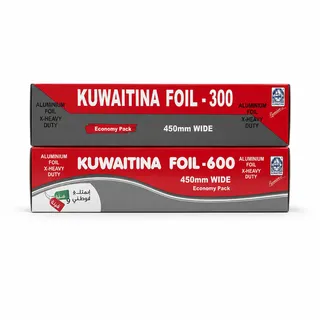 Kuwaitina Aluminium Foil 600 + 300 450Mm Wide