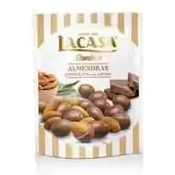 LACASA BOMBON CHOCOLATE ALMENDRAS CON LECHE 125G