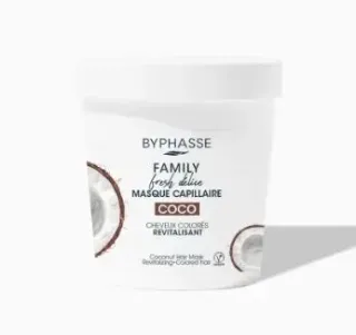 Byphasse Family Fresh Delice Coconut Hair Mask for Colored Hair, 250ml
